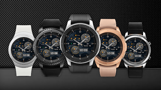 Android application Simple Blue For Wear OS screenshort