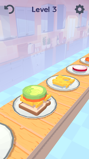 Flippy Sandwich - 3D cooking ASMR rush bounce race 1.3 APK screenshots 3