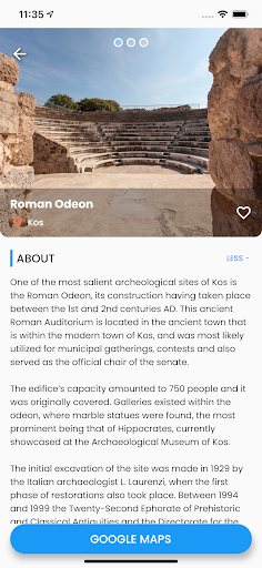 Android application kalimera screenshort