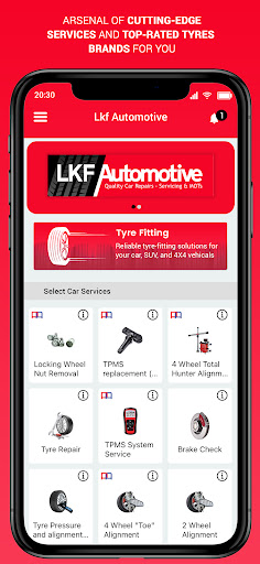 Android application Lkf Automotive ltd screenshort