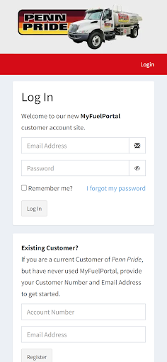 Android application Penn Pride screenshort