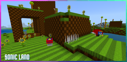Mod sonic land For MCPE