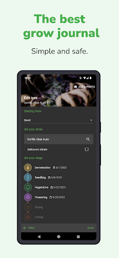 Grow with Jane - Cannabis plan Screen 2