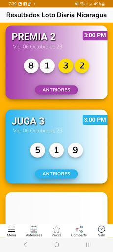 Loto Diaria Nicaragua 24 Screen 2