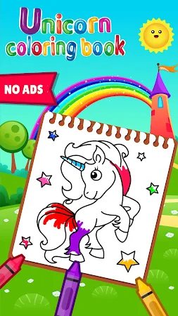 Game screenshot Unicorn Coloring Book for Kids mod apk