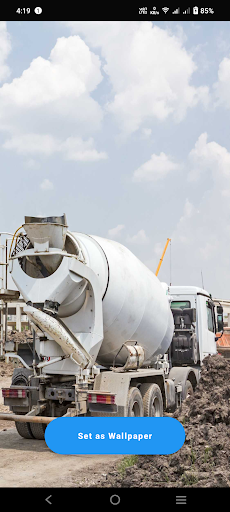 Android application Concrete Mixer Wallpaper screenshort