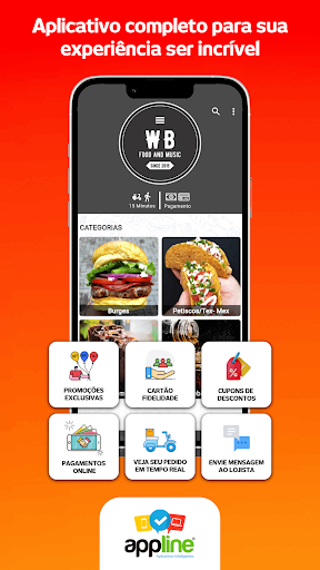 Android application W Burger screenshort
