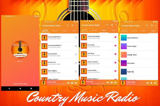 Android application Country Music Radio Stations screenshort