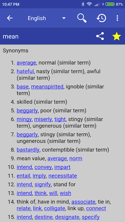 Online Thesaurus - 6.6.1-116jz - (Android)