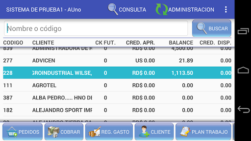 HS Cotizaciones App Screen 2