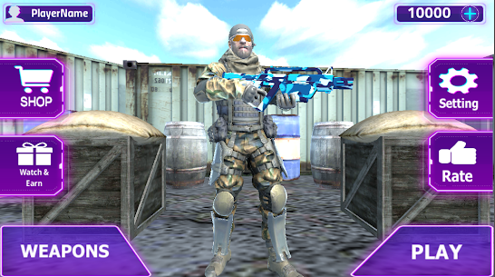 Battle of Enemy : Commando Strike Mod Apk app for Android 2