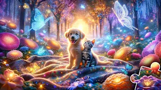 Game screenshot Dogs & Cats Puzzles for kids mod apk