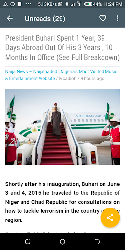 Naija Breaking News Screen 2