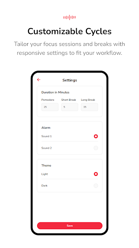 Pomodoro Timer Screen 3