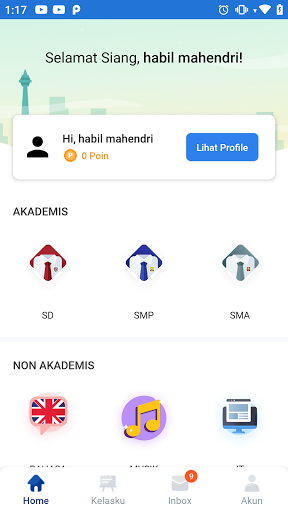 Android application Les-Online: SUPERLES SMP SMA screenshort