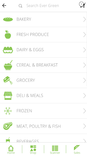Screenshot of Evergreen Kosher Market