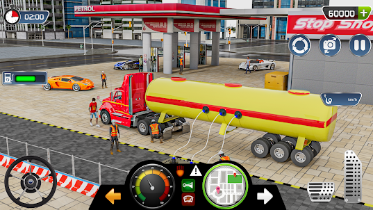 Oil Tanker Transport Truck