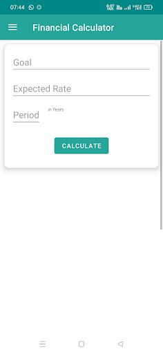 Financial Calculator Screen 2