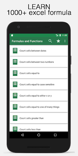 Learn Excel Formula and Functi Screen 2