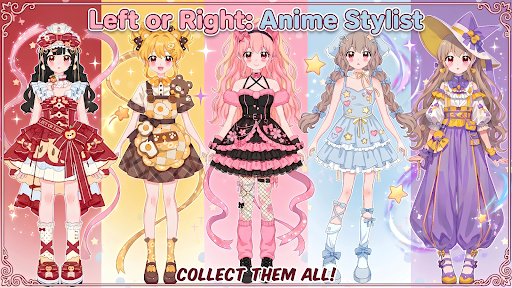 Left or Right: Anime Dress Up screenshot 1 of 6
