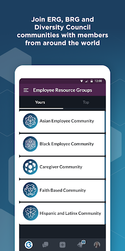 Screenshot of Global ERG Network