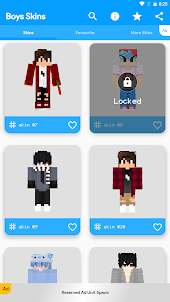 Boys Skins Pack for MineCraft