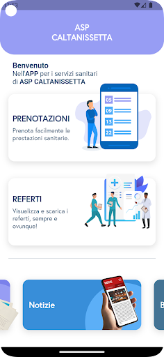 Android application ASP Caltanissetta screenshort