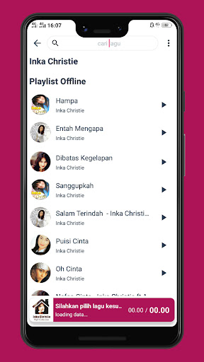 Lagu Inka Christie Offline Screen 2