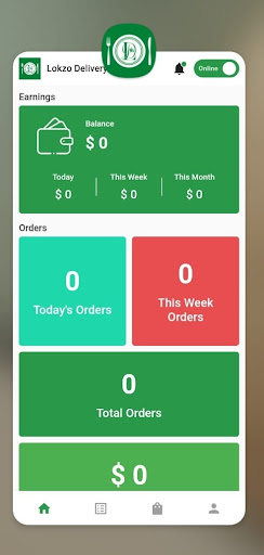 Android application Lokzo Delivery screenshort