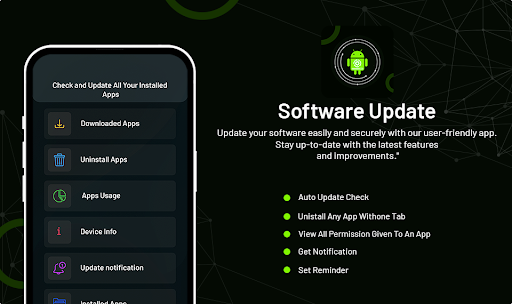 Android application Software Update screenshort