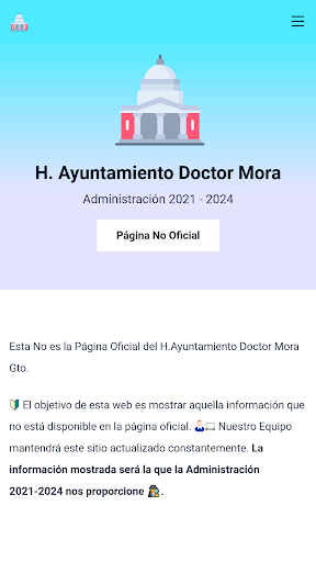 Android application H. Ayuntamiento Doctor Mora screenshort