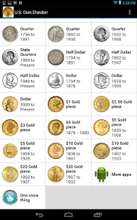 U.S. Coin Checker Capture d'écran