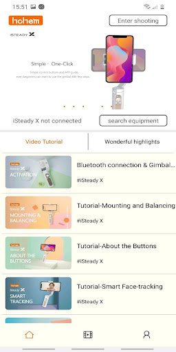 Screenshot of Hohem Pro