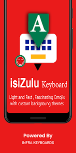 Zulu English Keyboard 2020 : Infra Keyboard 1