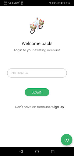 Android application Azad Doodh Wala screenshort
