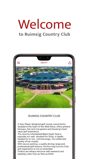 Android application Ruimsig Country Club screenshort
