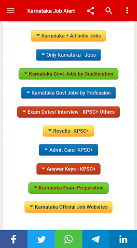 Android application Karnataka Job Alerts App screenshort