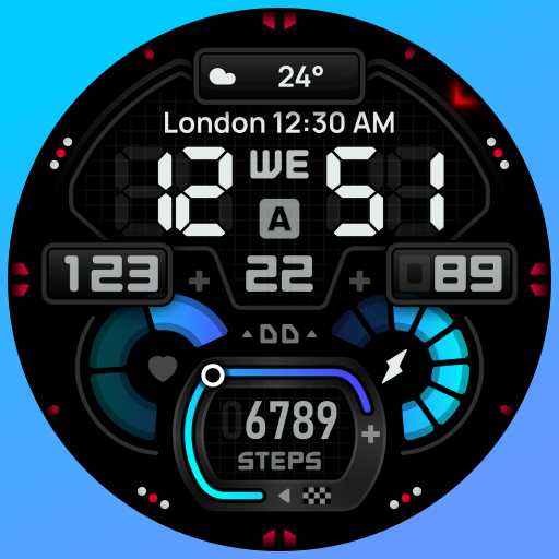 SH009 Watch Face, WearOS watch logo
