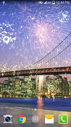 Fireworks Live Wallpaper Screen 3