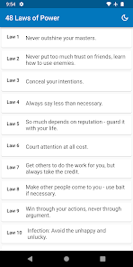 Captura 1 48 Laws of Power Summary android