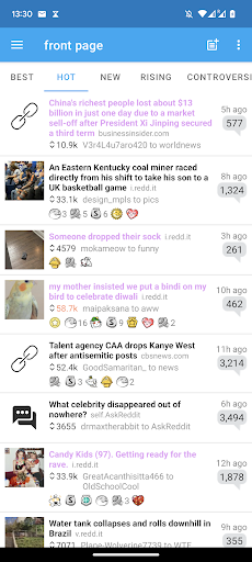 RiM - for Reddit Screen 2