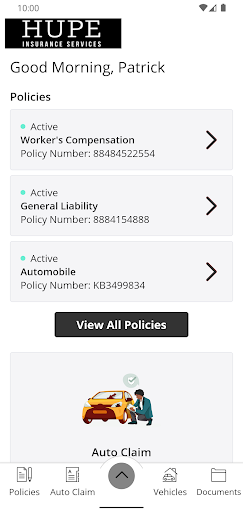 Hupe Insurance Services Online Screen 2