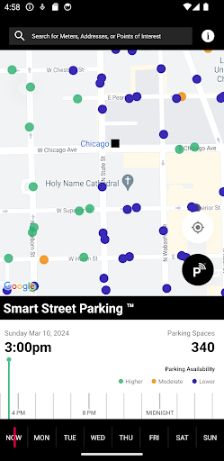 Android application ParkChicago®Map screenshort