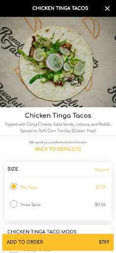 Revolution Taco Screenshot 4 - AppWisp.com