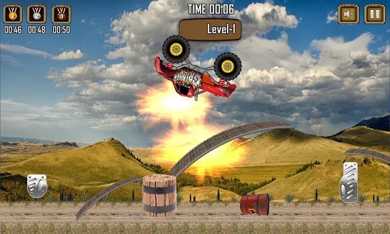 3D Monster Truck Stunts