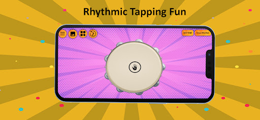 Android application Tapping Tambourine screenshort