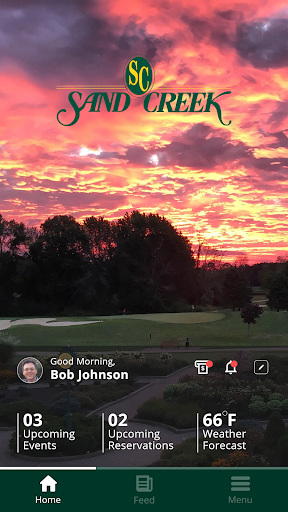 Sand Creek Country Club Screen 2