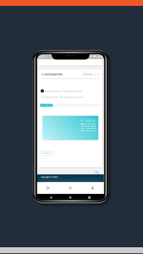 Android application Whitebox Plataformas screenshort