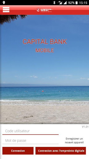Android application Capital Bank screenshort