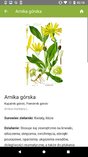 Rośliny lecznicze - atlas Screen 2